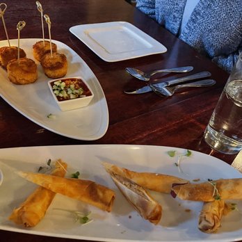 Origin French Thai - Shrimp Sate Dinner and Shrimp and Crab Meat Spring Roll Dinner - Thai Near Me - Somerville, New Jersey Origin French Thai - Shrimp Sate Dinner and Shrimp and Crab Meat Spring Roll Dinner - Thai Near Me - Somerville, New Jersey