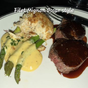 Barry's Downtown Prime - Filet mignon Oscar style - Seafood Near Me - Las Vegas, Nevada