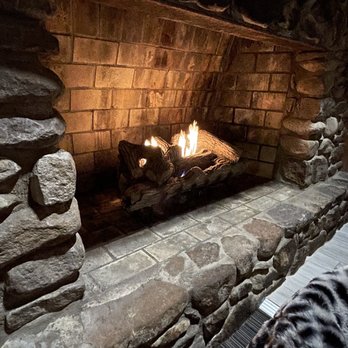 The Red Horse - Fireplace in dining room - Steakhouses Near Me - Frederick, Maryland