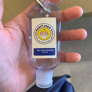Beard Papa's - a hand holding a hand sanitizer - Desserts Near Me - Greenville, South Carolina Beard Papa's - a hand holding a hand sanitizer - Desserts Near Me - Greenville, South Carolina