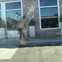 Exterior outside entrance of Donde Los Tacos - Spraying for pest during operating hours, including inside under the seats - Dallas, Texas Exterior outside entrance of Donde Los Tacos - Spraying for pest during operating hours, including inside under the seats - Dallas, Texas