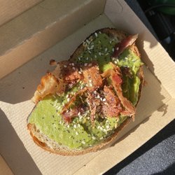 Dunkin - Avocado toast with bacon