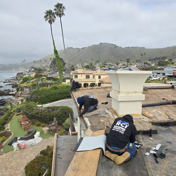 Roofing Concepts - Installing Clay "S" Tile and SBS modified Granular Torch on flat areas. - Roofing Near Me - Santa Maria, California Roofing Concepts - Installing Clay "S" Tile and SBS modified Granular Torch on flat areas. - Roofing Near Me - Santa Maria, California