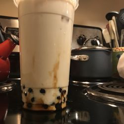 Q Tea Vietnamese Cafe - Brown Sugar Milk Tea with Boba
