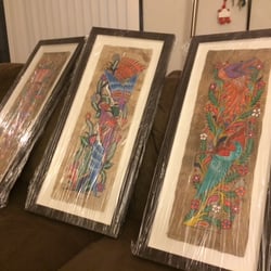 Cultivarte Gallery - Mounted art on parchment (floating in custom frames).