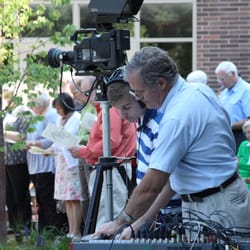 Mission Hill Church - Running Sound for our Summer Outdoor Worship. Join us on the Patio!
