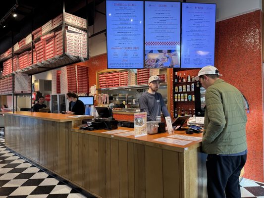 Dough Counter Pizza by null