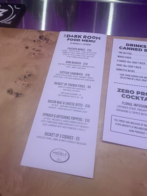 Menu photo 2 The Dark Room Saint Louis, MO