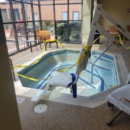Broken hot tub. Broken hot tub.