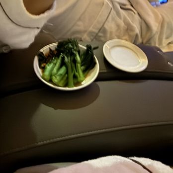 東方水滙桑拿 - A side of Chinese broccoli with dinner and enjoying it in the lazy boy. - Saunas Near Me - Hong Kong, HK