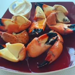 Stone crabs with mustard sauce Stone crabs with mustard sauce