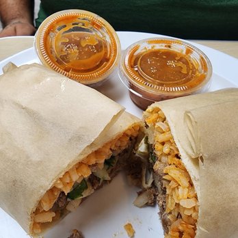 R Burgers - This was the  asada burrito - Burgers Near Me - Redlands, California