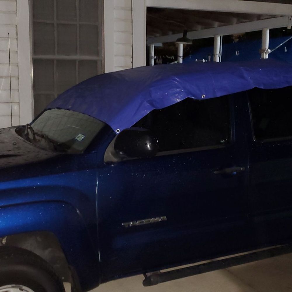 Action Glass BMT - Having to cover after Action Glass replaced my windshield . - Auto Glass Services Near Me - Beaumont, Texas