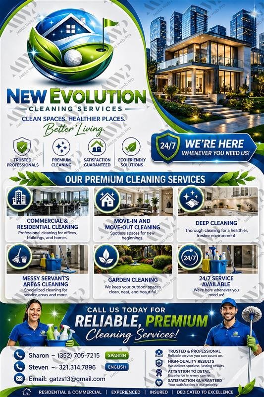 NEW EVOLUTION CLEANING SERVICES. - Updated April 2026 - 7199 NE 52nd ...