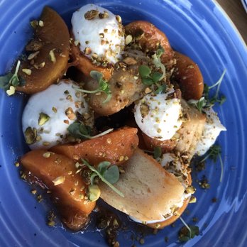 Herb & Sea - Peaches and cream shortcake. - Seafood Near Me - Encinitas, California