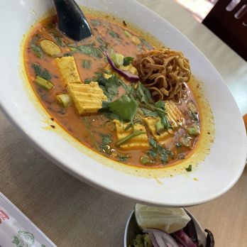 The Taste Kitchen - Khao Soi Noodle with Tofu - Thai Near Me - Culver City, California The Taste Kitchen - Khao Soi Noodle with Tofu - Thai Near Me - Culver City, California