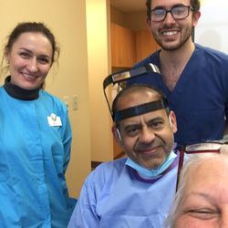 Advancia Dental - Liliya, Bil and Dr. H time for a photo and crown still exceptionally fast