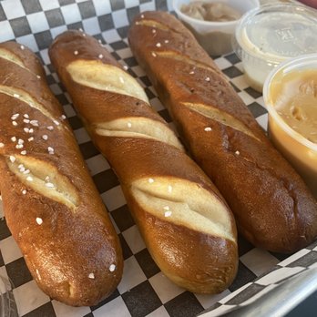 The Growler Bar and Kitchen - Pretzel Sticks (3) - Beer Bar Near Me - Pflugerville, Texas The Growler Bar and Kitchen - Pretzel Sticks (3) - Beer Bar Near Me - Pflugerville, Texas
