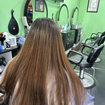 TK Hair Salon - Balayage on brunette hair - Waxing Near Me - Plano, Texas TK Hair Salon - Balayage on brunette hair - Waxing Near Me - Plano, Texas