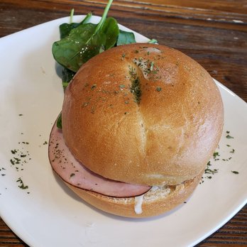 Caffe Bene - Ham and Cheese Bagel - Coffee & Tea Near Me - San Jose, California