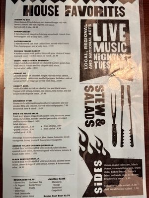 Menu photo 2 The Blue Note Grill Durham, NC Menu photo 2 The Blue Note Grill Durham, NC