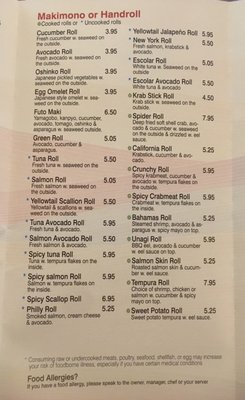 Menu photo 3 Hasu Sushi & Grill Tallahassee, FL Menu photo 3 Hasu Sushi & Grill Tallahassee, FL