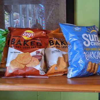 Riverside Coffee Shop - a shelf of chips and chips - Coffee & Tea Near Me - Occoquan, Virginia Riverside Coffee Shop - a shelf of chips and chips - Coffee & Tea Near Me - Occoquan, Virginia