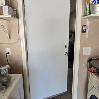 Custom Construction - Completed fire door and trim installation - Handyman Near Me - Sacramento, California