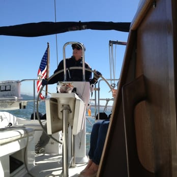 GS Charters - Skipper/owner Rick taking us out under the Golden Gate. - Boat Charters Near Me - Sausalito, California