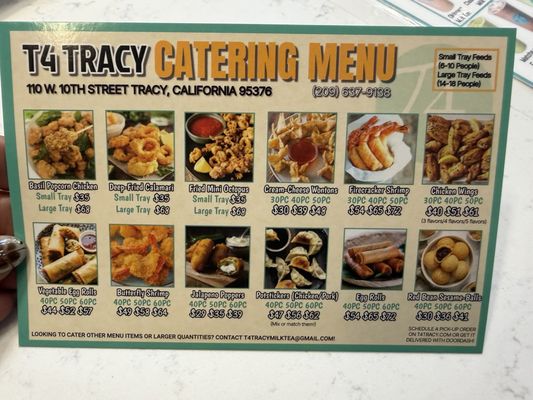 Menu photo 2 T4 Tracy Tracy, CA Menu photo 2 T4 Tracy Tracy, CA
