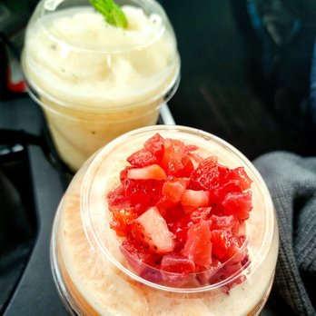 Boba Latte - Passion Sunrise / Lychee Mojito - Coffee & Tea Near Me - Richardson, Texas Boba Latte - Passion Sunrise / Lychee Mojito - Coffee & Tea Near Me - Richardson, Texas
