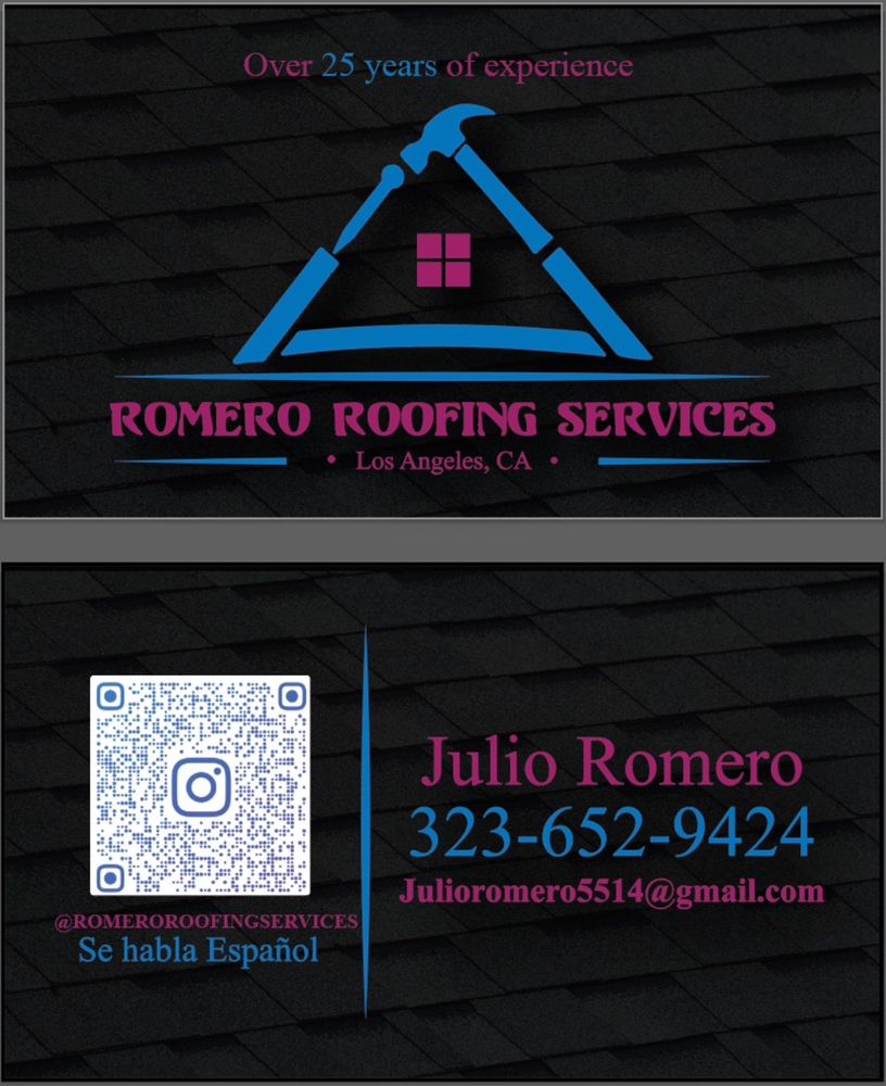 Slide of Romero Roofing Service