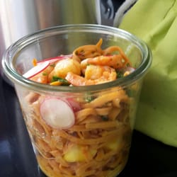 Le Cycl' à Fourchette - Salade de gambas