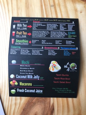 Menu photo 8 Taichi Bubble Tea Irondequoit, NY