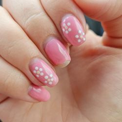 OPI gel manicure, 8 days old.