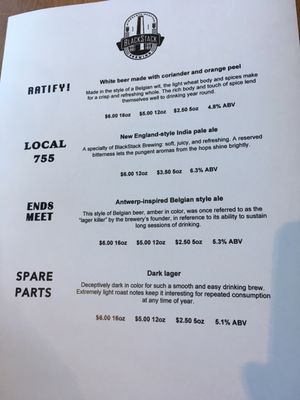 Menu photo 8 BlackStack Brewing Saint Paul, MN