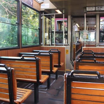 山頂纜車 - An empty tram car - unusual sight. - Public Transportation Near Me - Hong Kong, HK