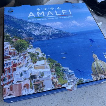 Amalfi Marina Bar - Nice pizza box - Bars Near Me - San Marcos, California