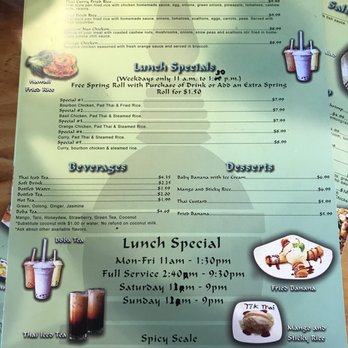 Tik's Thai Express - Menu - Thai Near Me - Fairborn, Ohio