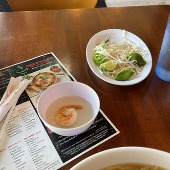 Rice & Roll’d - 1 sad shrimp from missing seafood in my SEAFOOD pho. - Vietnamese Near Me - Manteca, California Rice & Roll’d - 1 sad shrimp from missing seafood in my SEAFOOD pho. - Vietnamese Near Me - Manteca, California