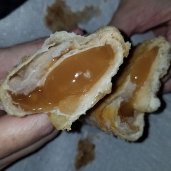 Yum Yum Donuts - Apple bar broke in half - Donuts Near Me - Porterville, California