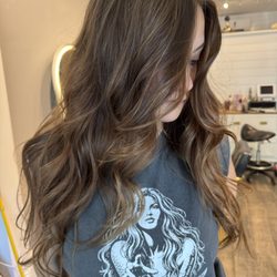 Luna Locks Salon - Long layers for fine hair, designed to create movement while maintaining fullness. Fine hair specialist at Luna Locks in Waltham, MA.