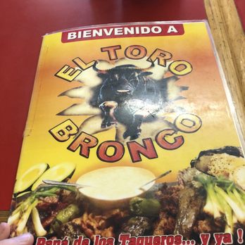 El Toro Bronco - Mexican Near Me - El Paso, Texas