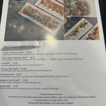 Yutaka Japanese Restaurant - Special sushi rolls - Ramen Near Me - Phoenix, Arizona Yutaka Japanese Restaurant - Special sushi rolls - Ramen Near Me - Phoenix, Arizona