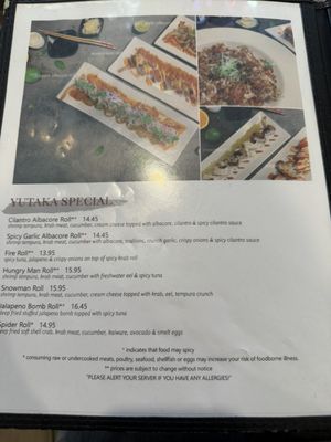 Menu photo 4 Yutaka Japanese Restaurant Phoenix, AZ Menu photo 4 Yutaka Japanese Restaurant Phoenix, AZ
