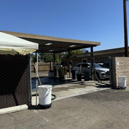 Car wash and detail on site, yet the car I got was not clean