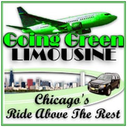 Going Green Limousine - Green car service offering Chicago airport transportation, point to point transfers, and charter service