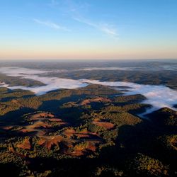 Buffalo River Air Tours - Fog on the Buffalo River