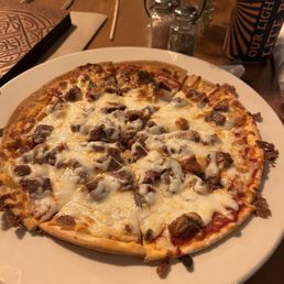 Smoked meatball flat bread (gluten free)