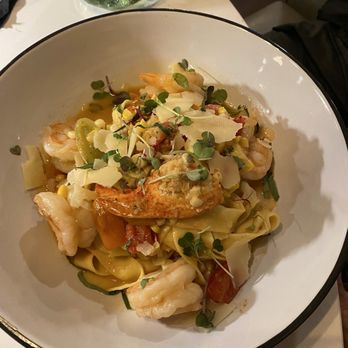 Anna's Table - Lobster and shrimp pappardelle - Bars Near Me - Leominster, Massachusetts
